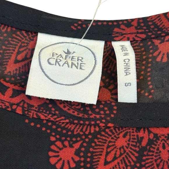 Whimsy Goth Dark Romantic Tunic Dress Blouse Red Black 🥀 Small - Picture 7 of 9